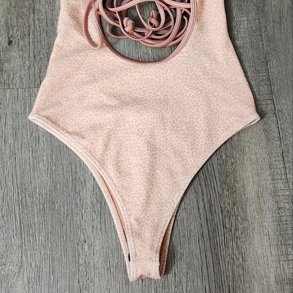 New!Frankie's Bikinis Alice Terry Wrap‎ One Piece Swimsuit